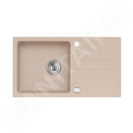Alveus Sets - Ensemble d'évier Galapagos 30 et la robinetterie Tonia, beige SETA125