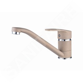 Alveus Sets - Ensemble d'évier Intermezzo 130 et la robinetterie Nina, beige SETA014