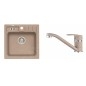 Alveus Sets - Ensemble d'évier Niagara 20 et la robinetterie Nina, beige SETA091 Alveus Sets - Ensemble d'évier Niagara 20 et la robinetterie Nina, beige SETA091