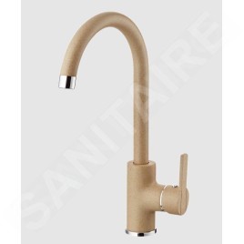 Alveus Sets - Ensemble d'évier Niagara 30 et la robinetterie Tonia, beige SETA152
