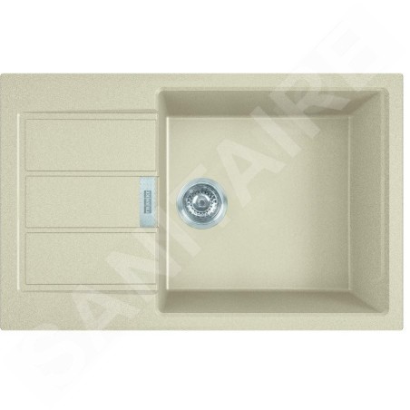 Franke Sirius 2.0 - Évier en tectonite S2D 611-78 XL, 780x500 mm, beige 143.0670.897