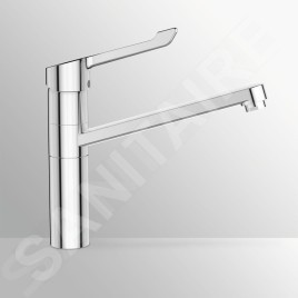 Ideal Standard CeraFlex - Mitigeur d'évier avec levier prolongé, BlueStart, chrome BC137AA