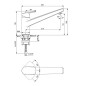 Ideal Standard CeraPlan - Mitigeur d'évier, chrome BD321AA