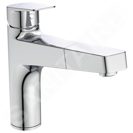 Ideal Standard CeraPlan - Mitigeur d'évier avec bec extractible, chrome BD331AA