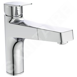 Ideal Standard CeraPlan - Mitigeur d'évier avec bec extractible, BlueStart, chrome BD332AA