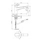 Ideal Standard CeraPlan - Mitigeur d'évier avec bec extractible, BlueStart, chrome BD332AA