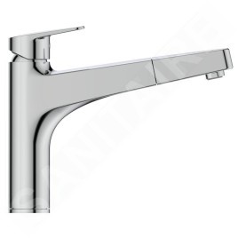 Ideal Standard CeraPlan - Mitigeur d'évier avec bec extractible, BlueStart, chrome BD332AA