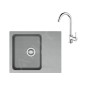 Franke Colonnes - Ensemble T94, évier en tectonite OID 611-62 et mitigeur FP 9000.031, gris / chrome 143.0675.616 Franke Colonnes - Ensemble T94, évier en tectonite OID 611-62 et mitigeur FP 9000.031, gris / chrome 143.0675.616