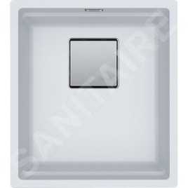Franke Kubus 2 - Évier en fragranit KNG 110-37, 37x42 cm, blanc artic 125.0672.041