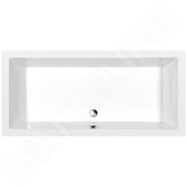 Polysan Deep - Receveur de douche profond, 1600 x 750 x 260 mm, blanc 72385