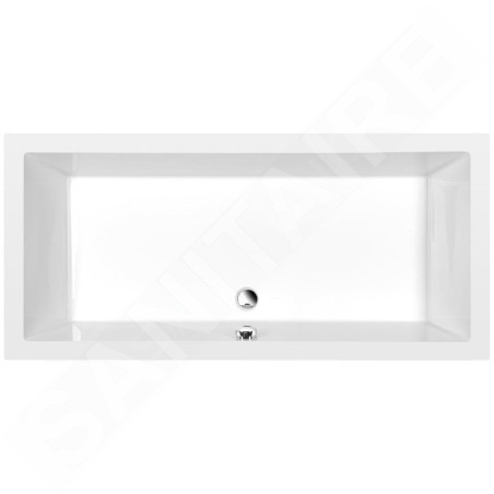 Polysan Deep - Receveur de douche profond, 1600 x 750 x 260 mm, blanc 72385