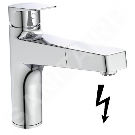 Ideal Standard CeraPlan - Mitigeur d'évier avec bec extractible, chrome BD330AA