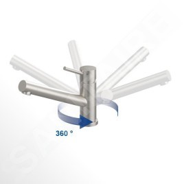 Villeroy & Boch Como - Mitigeur d'évier, à basculer sous la fenêtre, inox 925700LC