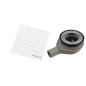 Polysan Flexia - Siphon de receveur Geberit, diamètre 90 mm, DN40, cache bonde en blanc 17741