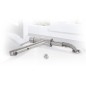 Villeroy & Boch Como - Mitigeur d’évier avec douchette extractible, à basculer sous la fenêtre, inox 925800LC