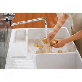 Villeroy & Boch Éviers - Évier en céramique 90x63 cm, CeramicPlus, Stone White 632391RW