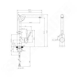 Villeroy & Boch Modern Steel - Mitigeur d'évier, inox 966801LC