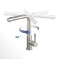 Villeroy & Boch Modern Steel - Mitigeur d´évier, inox poli 966801LE