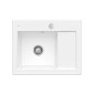 Villeroy & Boch Subway 45 - Évier en céramique 65x51 cm, avec commande excentrique, CeramicPlus, Snow White 331202KG