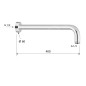 Sapho Douches - Bras de douche mural, longueur 40 cm, blanc mat BR514