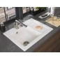 Villeroy & Boch Subway 45 - Évier en céramique 65x51 cm, avec commande excentrique, CeramicPlus, Snow White 331202KG