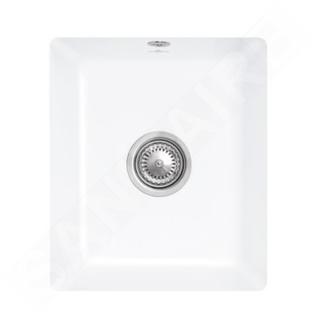 Villeroy & Boch Subway 45 - Évier en céramique 38x44 cm, CeramicPlus, Stone White 332401RW
