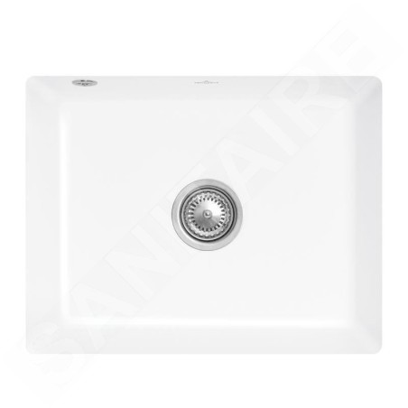 Villeroy & Boch Subway 60 - Évier en céramique 55x44 cm, CeramicPlus, Snow White 331001KG