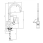 Villeroy & Boch Umbrella - Mitigeur d'évier, inox 925300LC