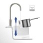 Villeroy & Boch Umbrella - Mitigeur d'évier avec bec extractible, inox 925400LC