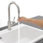 Villeroy & Boch Umbrella - Mitigeur d'évier avec bec extractible, inox 925400LC
