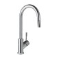 Villeroy & Boch Umbrella - Mitigeur d'évier avec bec extractible, inox poli 925400LE