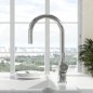 Villeroy & Boch Umbrella - Mitigeur d'évier avec bec extractible, inox poli 925400LE