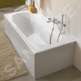 Villeroy & Boch Oberon - Baignoire Solo 1800x800x470 mm, Quaryl, blanc UBQ180OBE2V-01