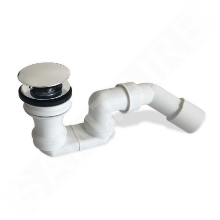 Villeroy & Boch Accessoires - Garniture de vidage pour baignoire, avec Push-Open, chrome U90952061