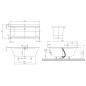 Villeroy & Boch Squaro Edge 12 - Baignoire Duo 1700x750 mm, Quaryl, blanc UBQ170SQE2DV-01 Villeroy & Boch Squaro Edge 12 - Baignoire Duo 1700x750 mm, Quaryl, blanc UBQ170SQE2DV-01