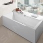 Villeroy & Boch Squaro Edge 12 - Baignoire Duo 1700x750 mm, Quaryl, blanc UBQ170SQE2DV-01 Villeroy & Boch Squaro Edge 12 - Baignoire Duo 1700x750 mm, Quaryl, blanc UBQ170SQE2DV-01