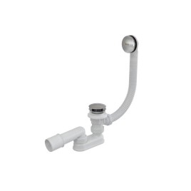 Ravak Garnitures de vidage - Garniture de vidage et trop-plein pour baignoire, longueur 570 mm, ClickClack, chrome X01377