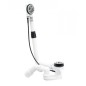 Bette Accessoires - Garniture de vidage et trop-plein, câble bowden, longueur 725 mm, chrome B602-901