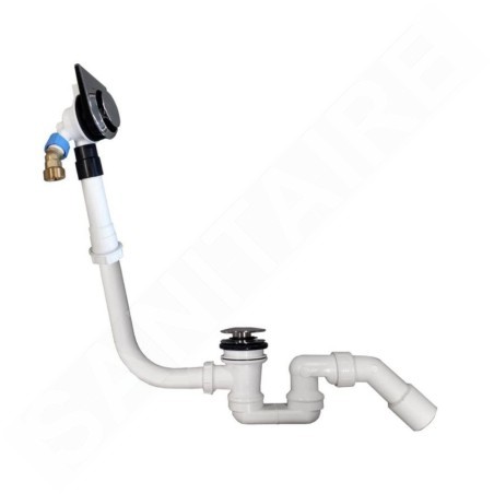 Villeroy & Boch Accessoires - Garniture de vidage, de trop-plein et de remplissage pour baignoire, chrome UPCON0144