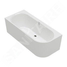 Villeroy & Boch Oberon 2.1 - Baignoire 180x80 cm, à gauche, blanc alpin UBQ180OBN9CL00VD01