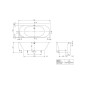 Villeroy & Boch Oberon 2.1 - Baignoire 180x80 cm, à droite, blanc alpin UBQ180OBN9CR00VD01 Villeroy & Boch Oberon 2.1 - Baignoire 180x80 cm, à droite, blanc alpin UBQ180OBN9CR00VD01