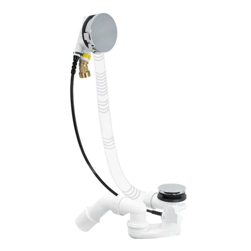 Villeroy & Boch Accessoires - Garniture de vidage, de trop-plein et de remplissage, chrome U90960361