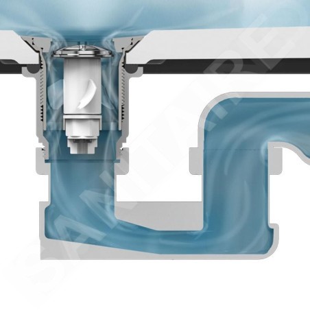 Villeroy & Boch Accessoires - Garniture de vidage et de trop-plein ViFlow, chrome U90953061