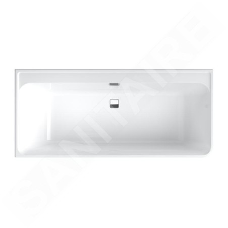 Villeroy & Boch Collaro - Baignoire 1800x800 mm avec garniture de vidage et de trop-plein, blanc UBA180COR9CR00VD01