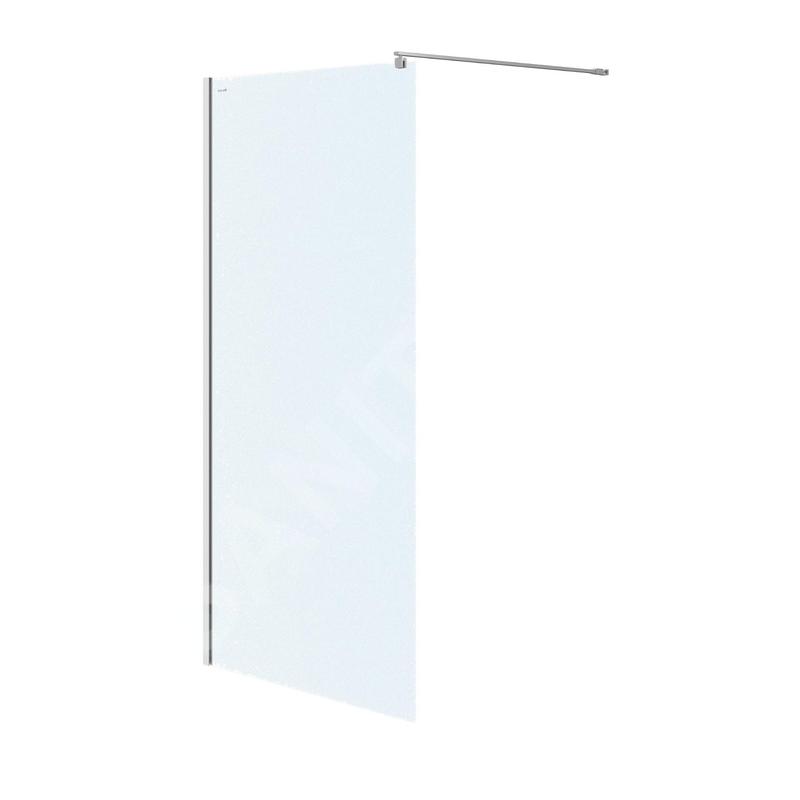 Cersanit Mille - Paroi de douche Walk-In, 120x200 cm, chrome/verre clair S161-002