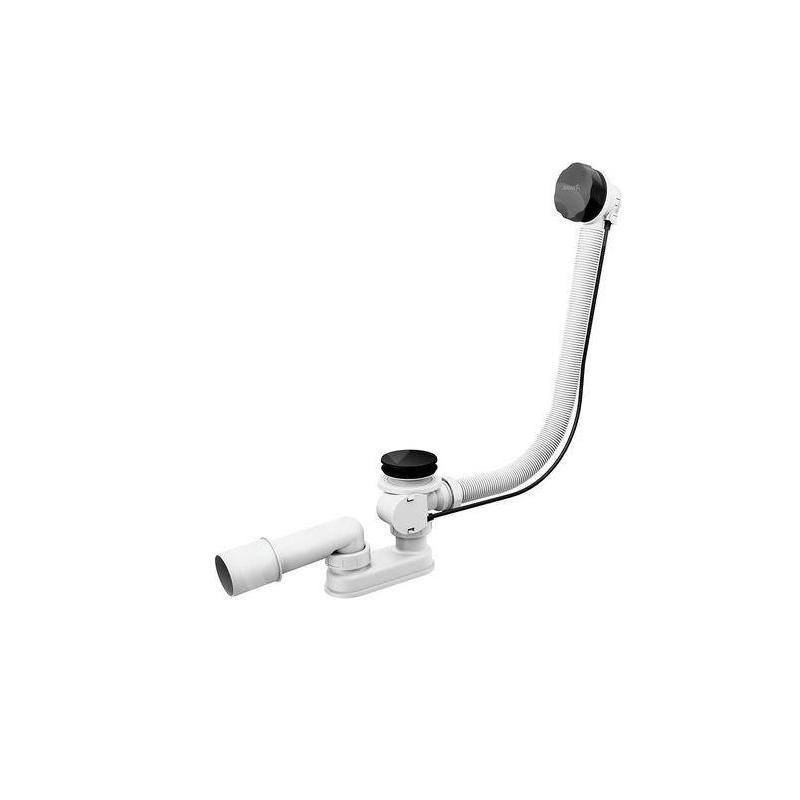 Ravak Garnitures de vidage - Garniture de vidage et trop-plein pour baignoire, longueur 570 mm, bowden, noir mat X01745 Ravak Garnitures de vidage - Garniture de vidage et trop-plein pour baignoire, longueur 570 mm, bowden, noir mat X01745