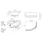 Ravak Rosa II - Baignoire asymétrique 1600x1050 mm, gauche, blanc CM21000000 Ravak Rosa II - Baignoire asymétrique 1600x1050 mm, gauche, blanc CM21000000