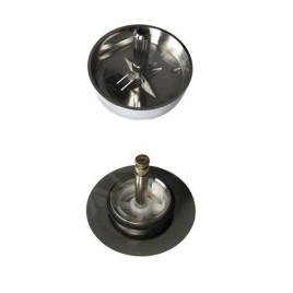 Kludi Rotexa - Set de finition pour garniture de vidage et trop-plein, chrome 7108005-00
