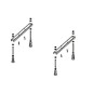 Ideal Standard Accessoires - PIeds et rails de montage pour baignoire B156467