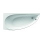 Ravak Avocado - Baignoire asymétrique 150 L, 1500x750 mm, gauche, blanc CT01000000 Ravak Avocado - Baignoire asymétrique 150 L, 1500x750 mm, gauche, blanc CT01000000